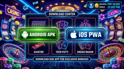 Main screen of pakjackpot download page for PK players - 4